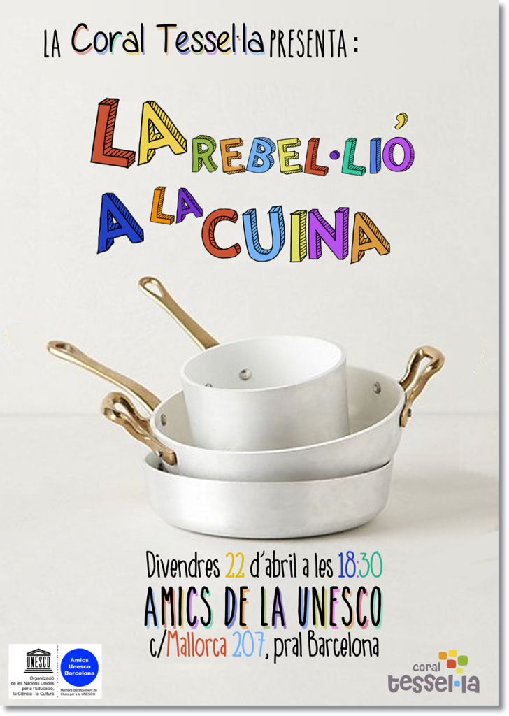 Cartell Coral Tessel·la Rebel·lió a la cuina